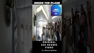 360 degree video Inside the plane 👌🏻 #shorts #youtubeshorts