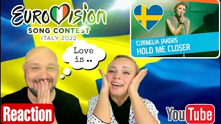 🇮🇹Italian And Colombian🇨🇴 REACTION: Sweden Eurovision 2022 🇸🇪 [Cornelia Jakobs, "Hold Me Closer"]