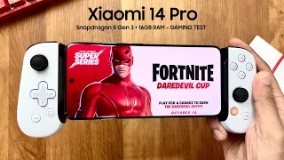 Xiaomi 14 Pro Genshin Impact / Fortnite Gaming Test | Snapdragon 8 Gen 3 + 16GB RAM