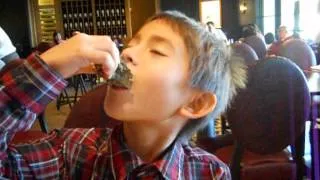 Kid First Time Eating Oysters