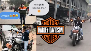 RIDING HARLEY DAVIDSON SUPERLOW 883 | FIRST TIME EXPERIENCE | FULLY CUSTOMIZED FROM HARLEY DAVIDSON