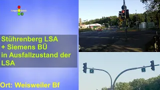 BÜStra Sicherung ohne LSA: Stührenberg LSA ausgefallen + Siemens Bahnübergang (Im Betrieb)