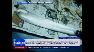 Saksi: Lotto outlet teller, sugatan matapos tagain