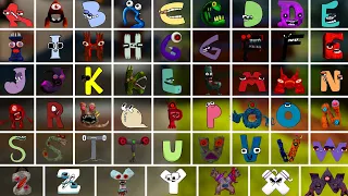 New Rainbow Friends But Nightmare Alphabet Lore NEW PHASES 🎶 Friday Night Funkin' (Roblox New Mod)