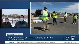 Navajo nation getting COVID-19 support