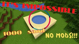 This circle in minecraft || NO MODS
