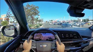 2021 Cadillac Escalade Platinum 4WD POV Test Drive (3D Audio)(ASMR)
