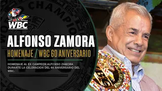 Alfonso Zamora, homenaje en el 60 Aniversario del WBC