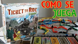 Ticket to Ride Europe - Como Jugar