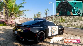 Chevrolet Camaro ZL1 Police Car | Thrustmaster T300RS Gameplay | Forza Horizon 5