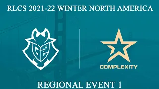 G2 vs COL | RLCS 2021-22 Winter: North America | G2 Esports vs Complexity | 15 January 2022