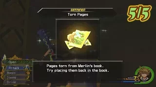 Kingdom Hearts 2.5 ReMIX - Torn Pages Locations 5/5 - Proud Mode