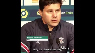 Pochettino explains why he substituted Messi before full time!