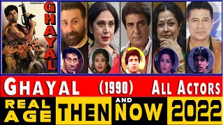Ghayal (1990) Movie Actors Then and Now 2022. Real AGE of All Stars Cast in 2022⭐ Surprise!
