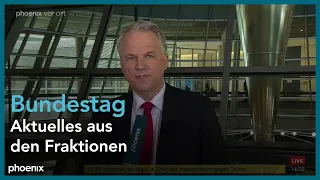 Statements der Fraktionsspitzen zu aktuellen Themen