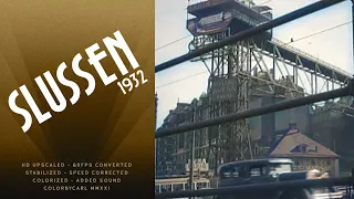 Slussen 1932 - Remastered HD 60fps