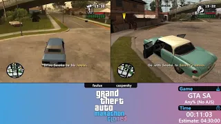 GTAMarathon 2019: Cloned - Grand Theft Auto: San Andreas - Any% (No AJS) - faulux vs. cazpersky