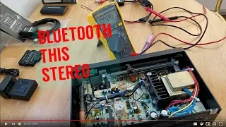 How to add Bluetooth to your Home Stereo, VINTAGE Receiver