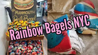 FAMOUS Rainbow Bagels New York