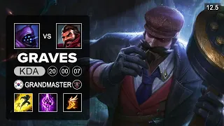 Graves Top vs Jax - EUW Grandmaster - Season 12 Patch 12.5