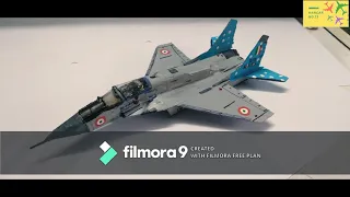 MiG 29 UPG| IAF livery| made with paper and mountboard