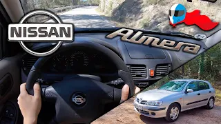 2001 Nissan Almera N16 1.5i 16v (66kW) POV 4K [Test Drive Hero] #65 ACCELERATION,ELASTICITY, DYNAMIC