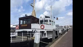 Afscheid per schip op de Noordzee 18 oktober 2017