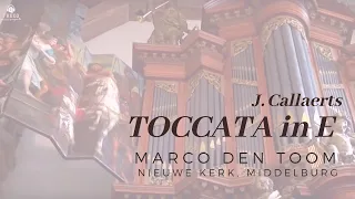 J. Callaerts, Toccata in E | MARCO DEN TOOM - Middelburg, Nieuwe Kerk (NL)