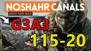 Battlefield 3 TDM CANALS with G3A3 l 115-20 l PS3