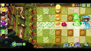 Survive without planting on Dave's mold colonies. Lost City Day 30 | Plants Vs Zombies 2