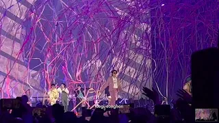 220408 BTS (방탄소년단) 'TELEPATHY + OUTRO: WINGS' | PERMISSION TO DANCE ON STAGE - Las Vegas (FANCAM 4K)