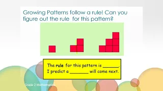 Growing Patterns 2 - Math, Grade 2, Unit 8, Video 11