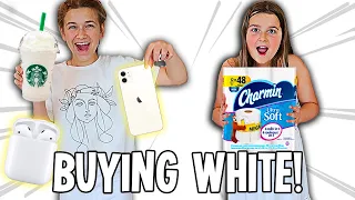 NO BUDGET WHITE ONLY SHOPPING CHALLENGE!! | JKREW