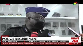 Police recruitment; online portal to open on August 27