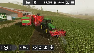 farming simulator 20 # 74 a primeira colheita de beterraba na fazenda !!