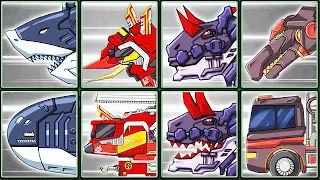 Dino Robot Corps #26: Megalodon & Transformers | Eftsei Gaming