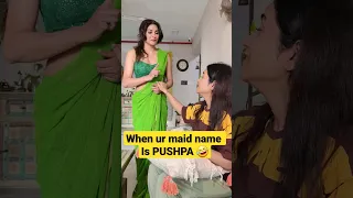 PUSHPA NE sahi kiya naa 🤣 #priyankatyagi #youtubeshorts #comedy