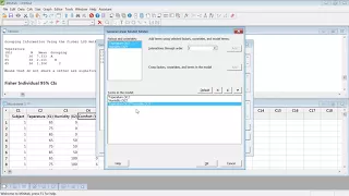 Basic DOE Analysis Example in Minitab