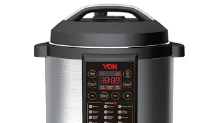 HOW TO COOK WITH VON ELECTRIC PRESSURE COOKER. See what happens. Unbelievable results! Brand: VON