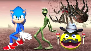 Dame tu Cosita Best Compilation (Pacman Spider Sonic Elastic Girl)