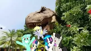 Ponies on Jurassic Park (Orlando)