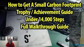 How to Get A Small Carbon Footprint Trophy / Achievement - S+ Leon A Standard - Resident Evil 2