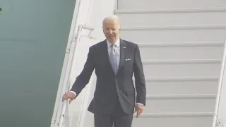 President Biden begins Washington visit after arriving in Seattle