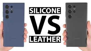 Are Samsung's Official S23 Ultra Leather/Silicone Cases Worth It?