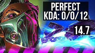 RENATA GLASC & Ashe vs XERATH & Sivir (SUP) | 0/0/12 | NA Master | 14.7