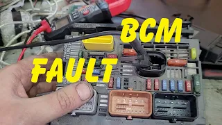 Peugeot/Citroen BCM Fault /  Lights not working /  Wipers and Light wont stop
