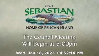 January 18, 2023 - Special City Council Meeting