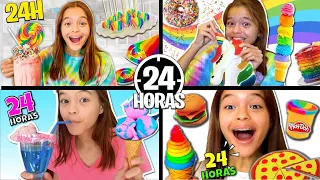 OS MELHORES DE COMIDA COLORIDA POR UM DIA INTEIRO -24H