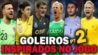 Quando o Goleiro ta INSPIRADO, ele pega até vento!!! Parte 2