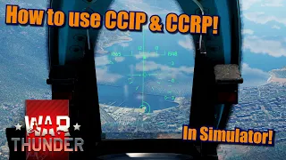 War Thunder How to use CCIP & CCRP for bombs, rockets and cannons! #30DAYCHALLENGE